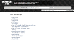 Desktop Screenshot of gamerun.org